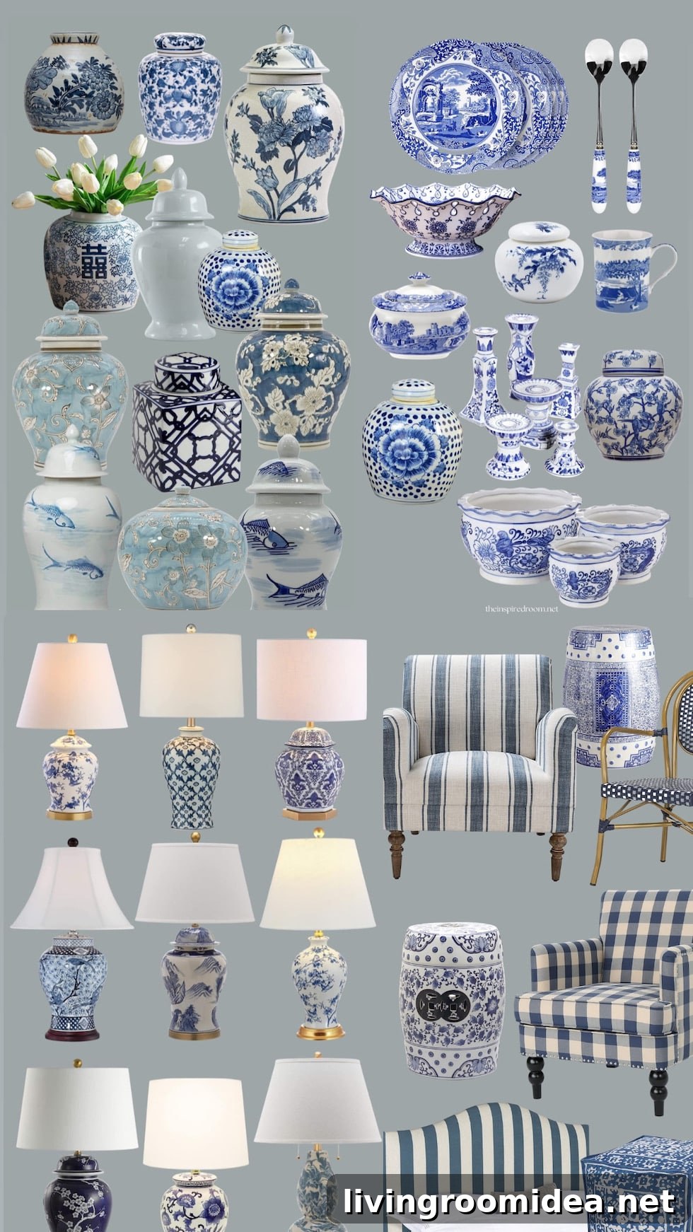 Blue and white decor inspiration