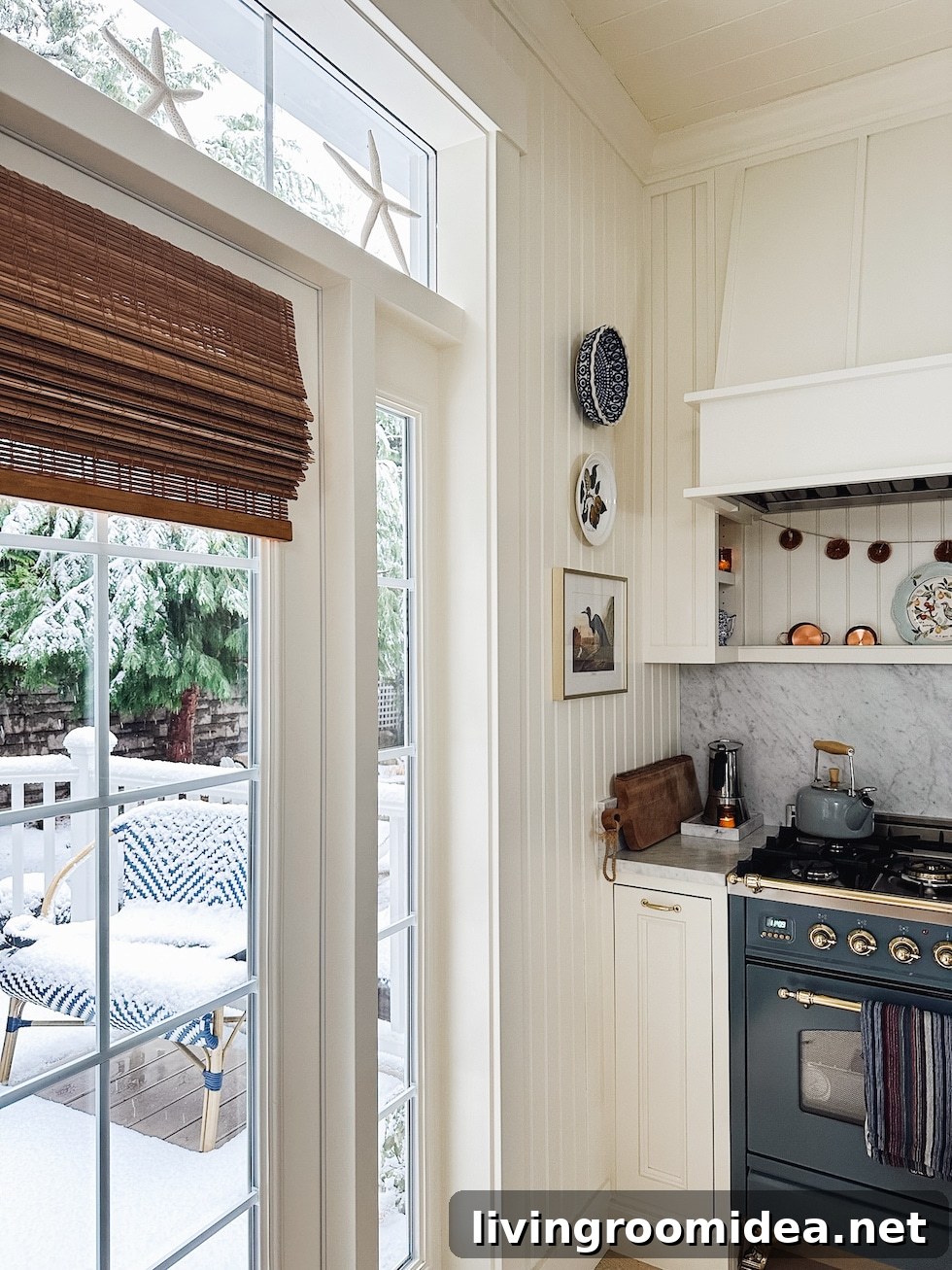 A winter sanctuary at home is cozy and comforting 