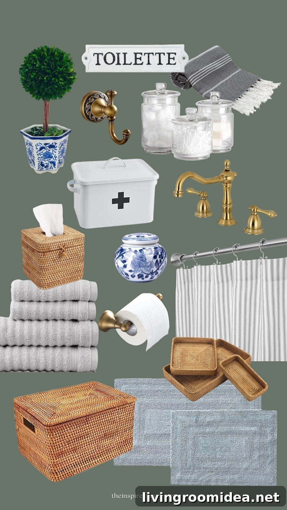 Bathroom Decorating Inspiration: Mood Boards & 100+ Decor Finds 5 img 163936 4