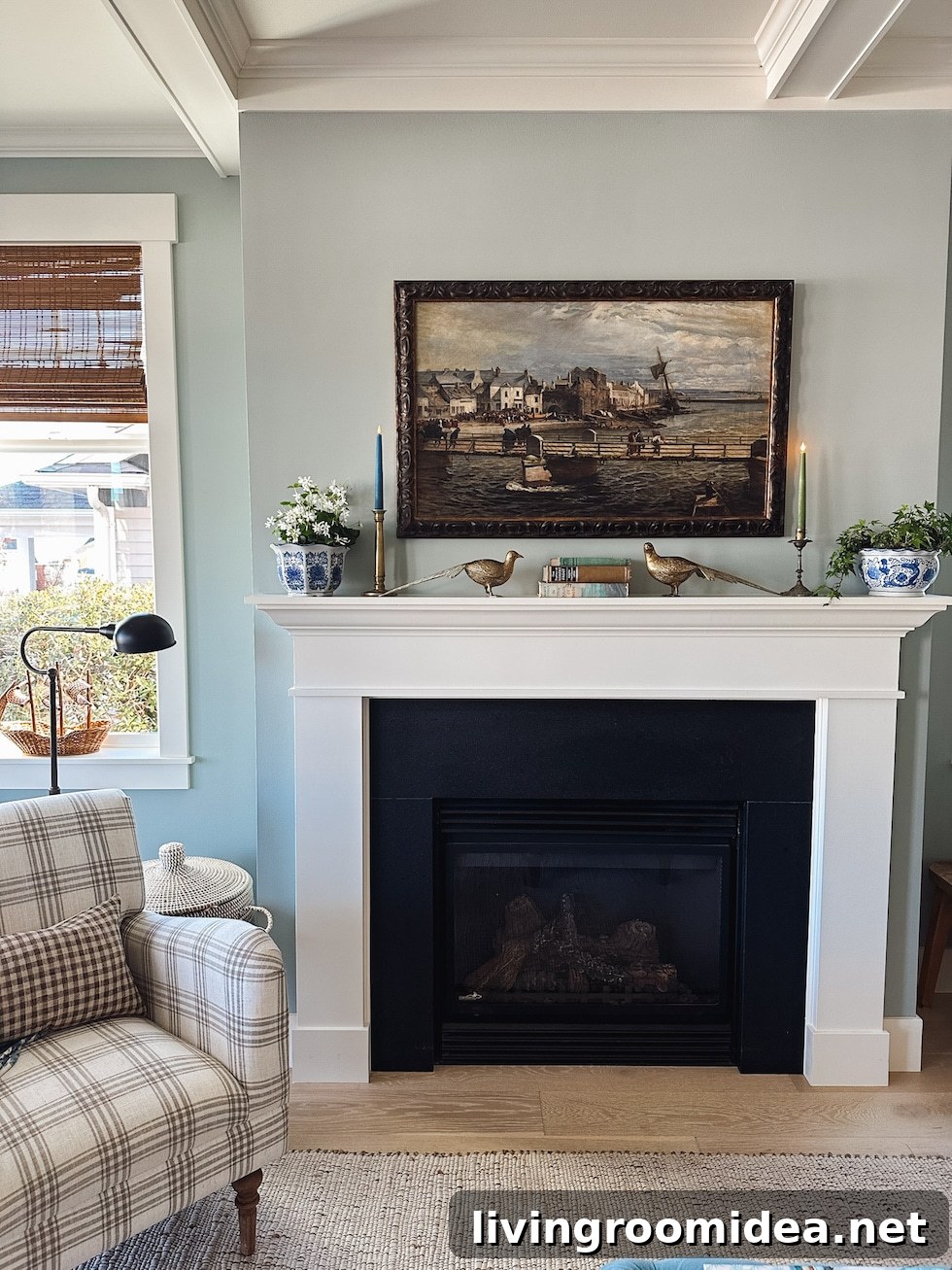 Spring Mantel Refresh with Stylish Secondhand Finds 5 second hand finds for the spring mantel