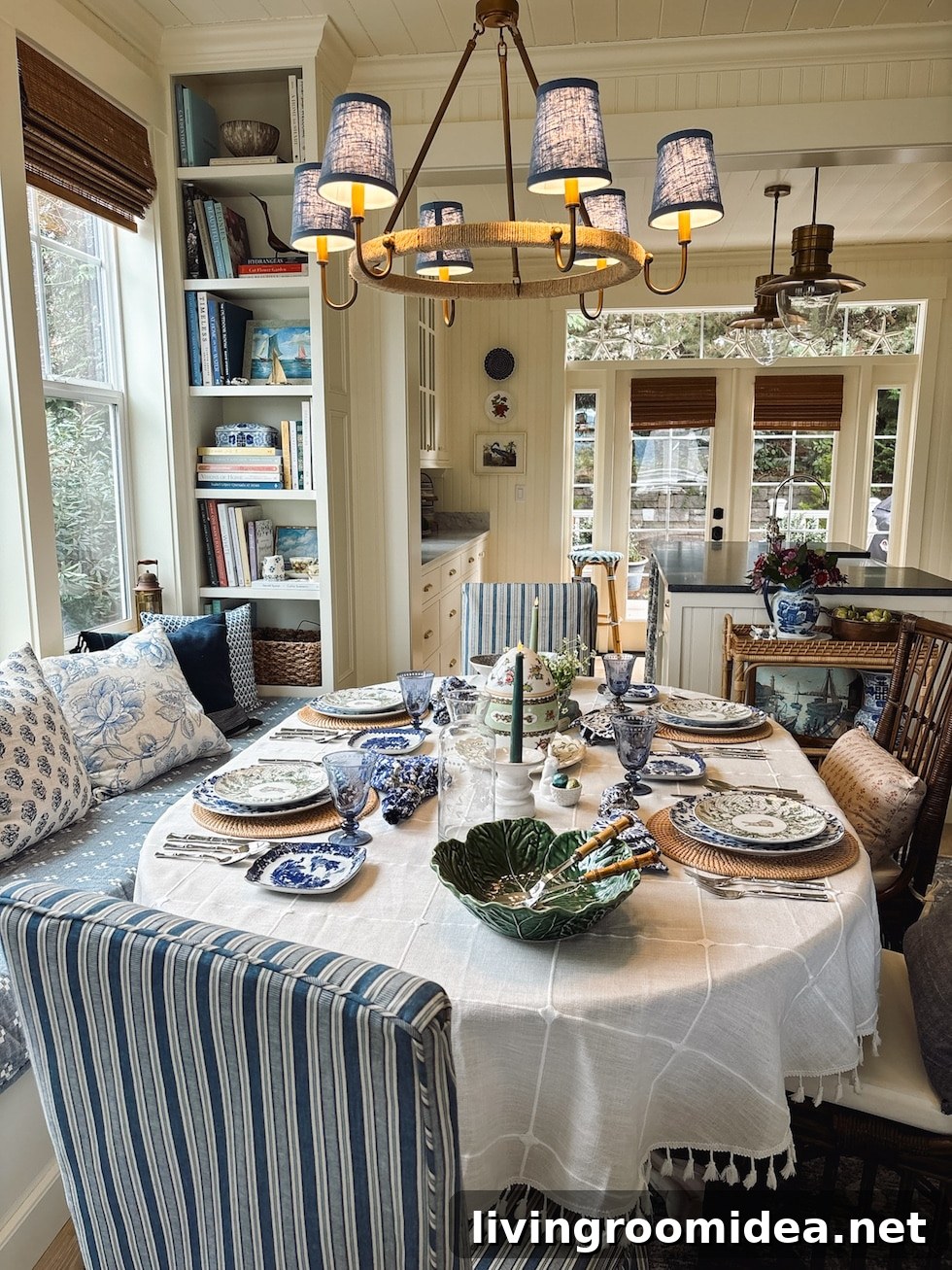 Blue, White & Green Easter Table Ideas for Spring Entertaining 13 spring table