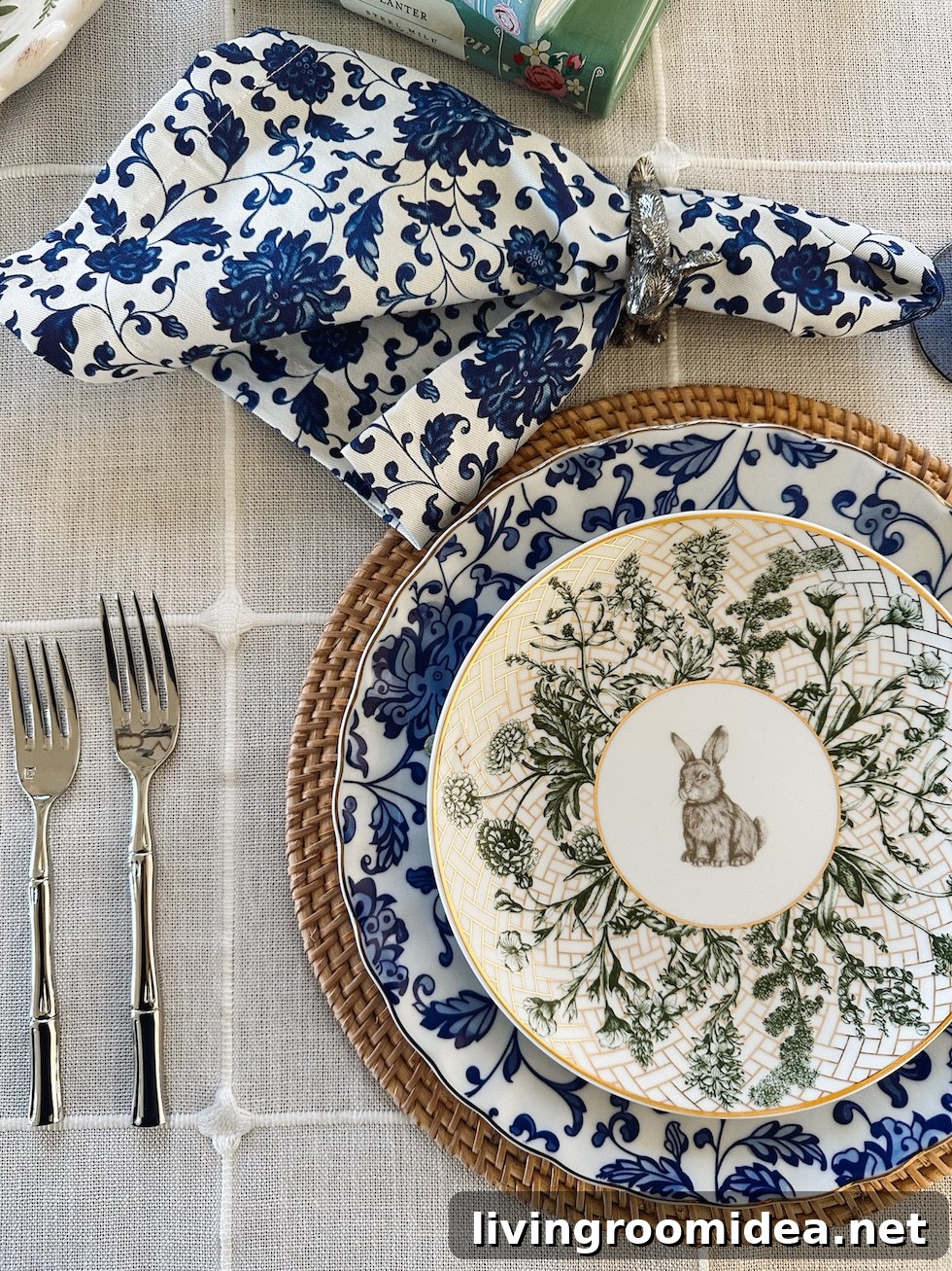 Blue, White & Green Easter Table Decor Ideas for Spring Celebration 10 easter dishes