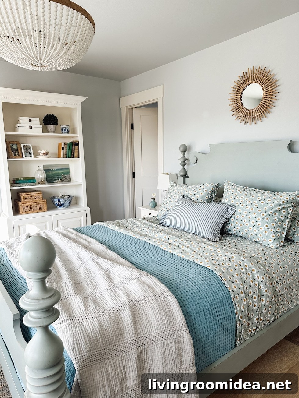 Adorable Summer Sheets & Facebook Marketplace Quincy Bed Now in Our Room 6 img 167238 5