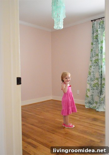 Clara in her birthday room