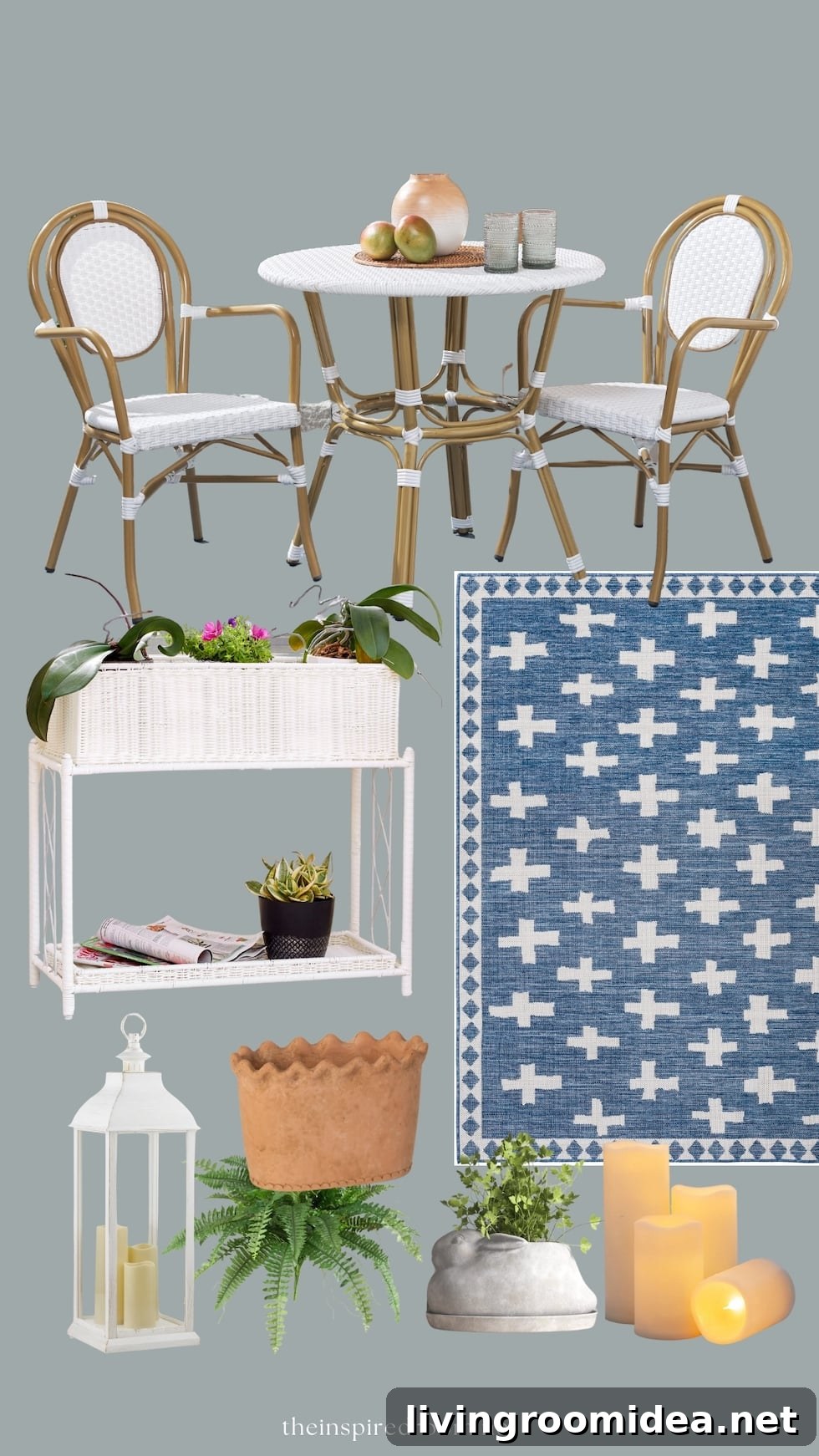 Small Deck Summer Makeover: Reveal + 6+ Ways to Use a Wicker Plant Stand 3 img 169059 2
