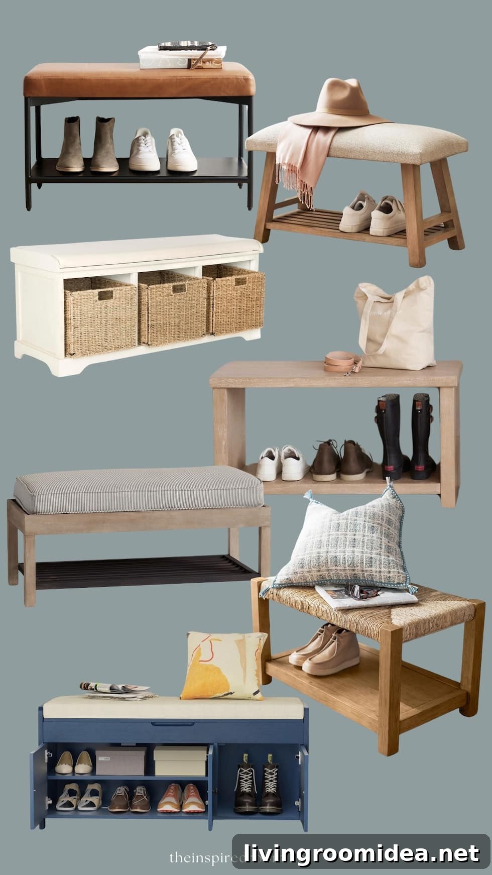 Smart Shoe Storage Ideas to Maximize Closet Space 5 Shoe bench with storage