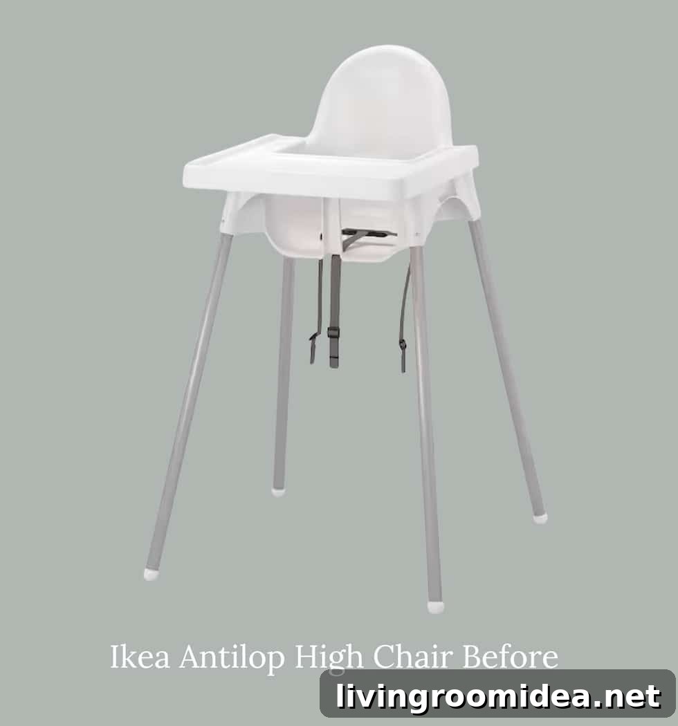 IKEA Antilop High Chair Upgrade: Stylish DIY Makeover Guide 3 img 171254 2 1