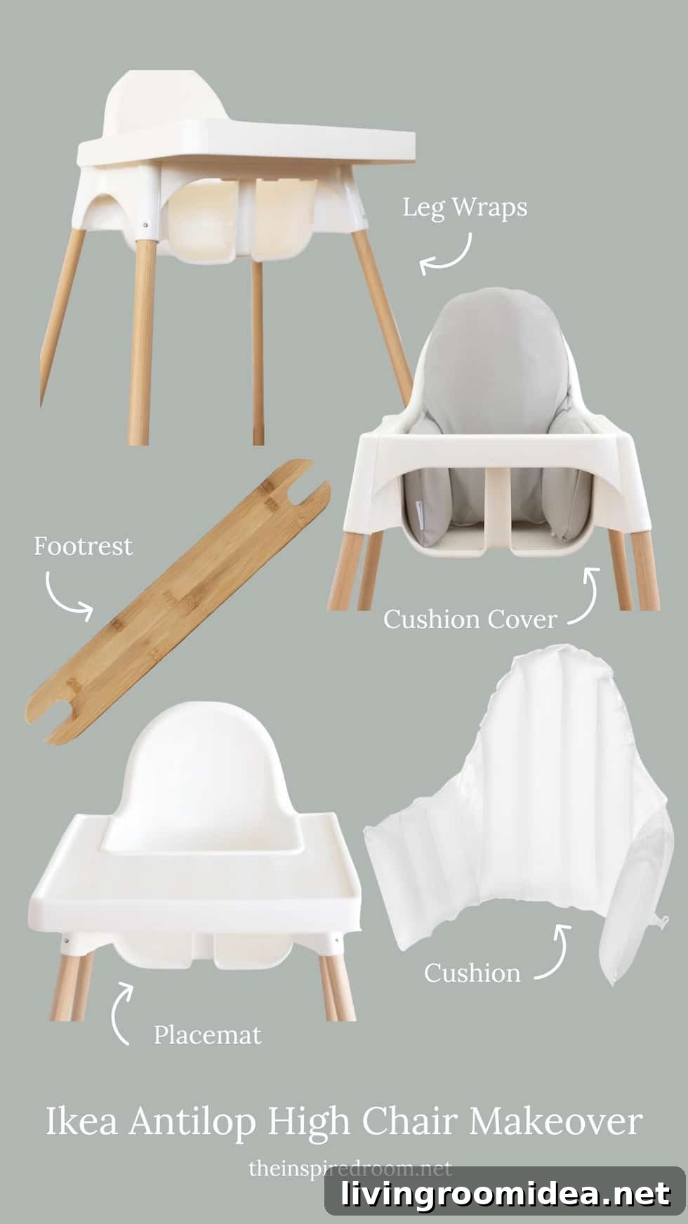 IKEA Antilop High Chair Upgrade: Stylish DIY Makeover Guide 5 img 171254 4 1
