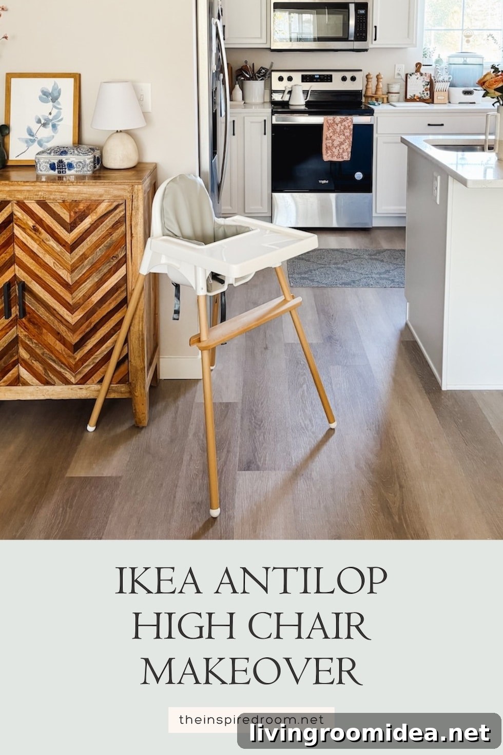 Ikea Antilop High Chair Makeover (Simple Hack!)