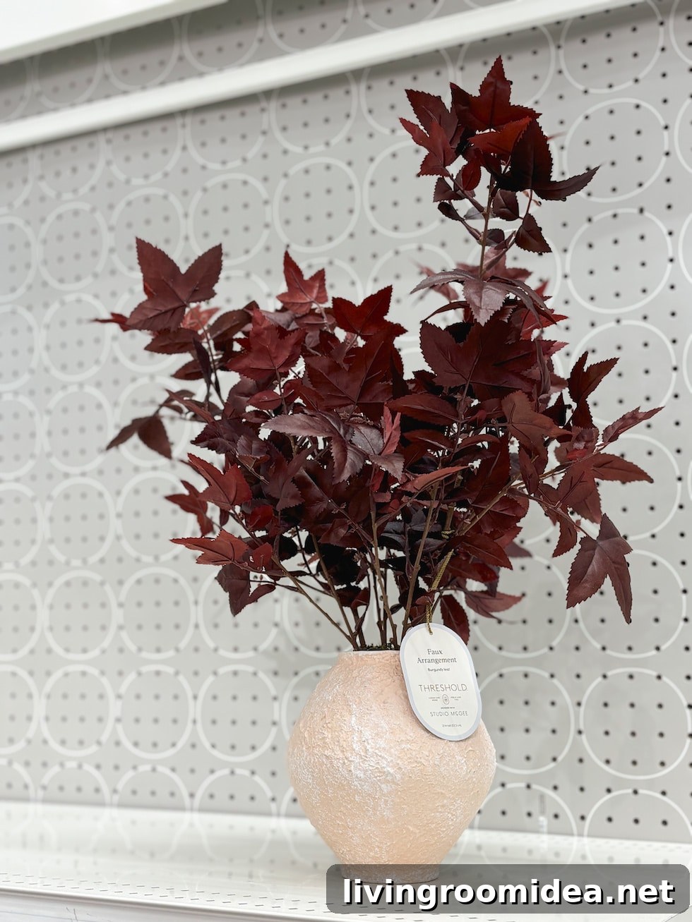 Target Fall Decor 2024: Stylish Mood Boards and Shopping Guide 5 Potted Fall Leaf Arrangement