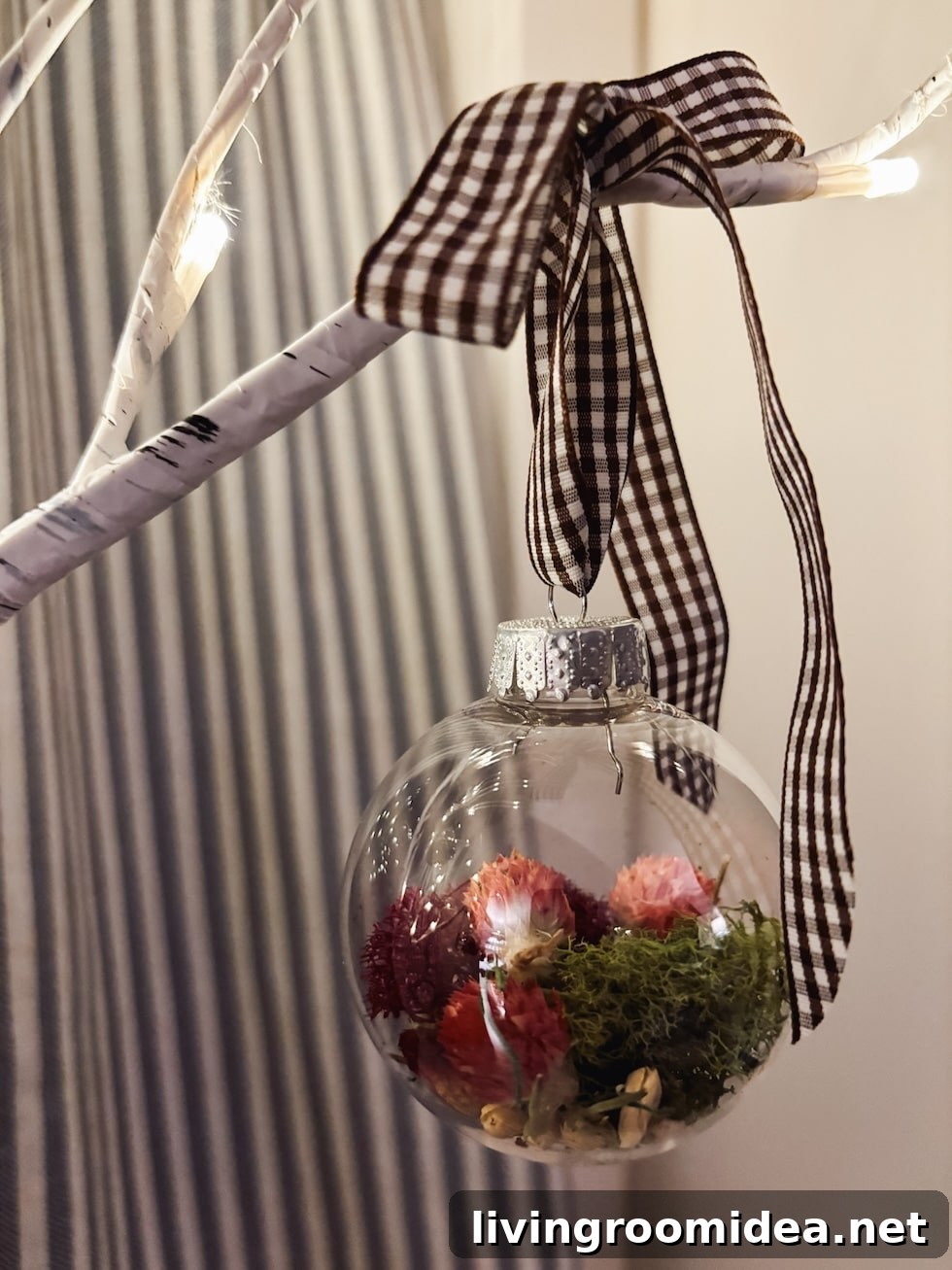 dried flower ornaments (click through to blog post for sources and additional details)