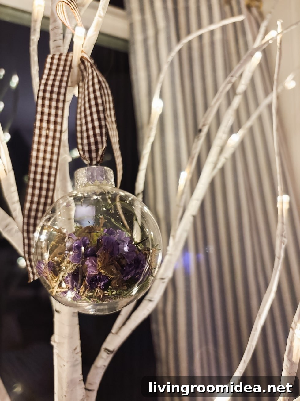 dried flower ornaments (click through to blog post for sources and additional details)