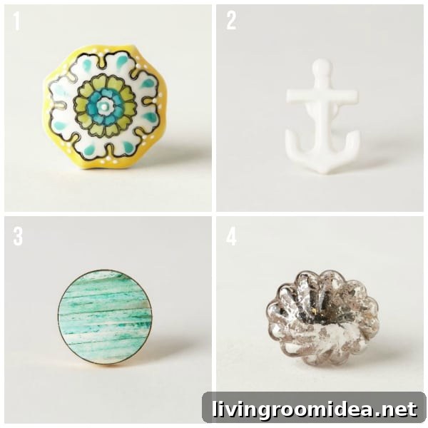 Kitchen Cabinet Knobs and Pulls: Simple Stylish Updates Under $50 2 Knobs from Anthropologie -The Inspired Room