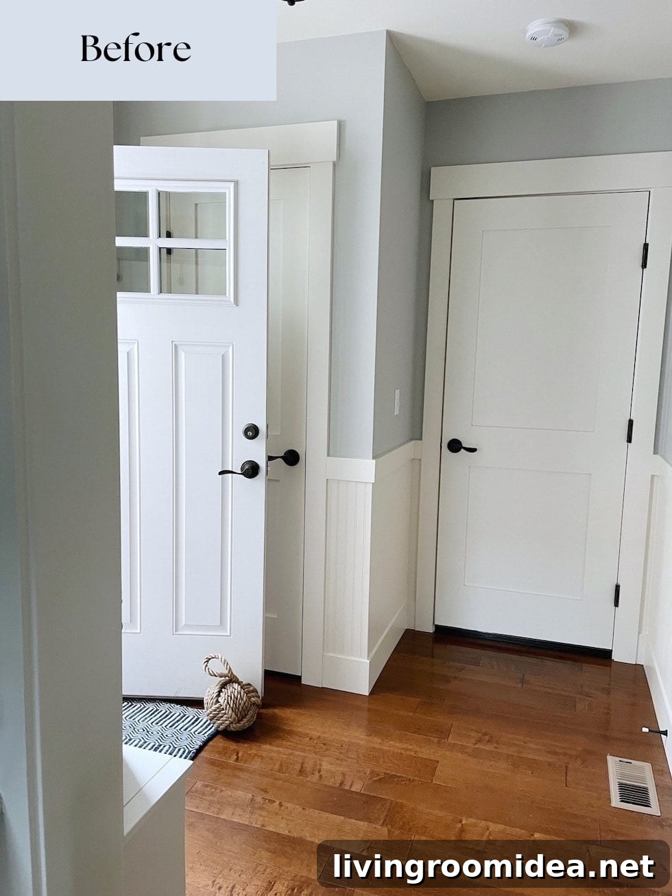 Before door removal