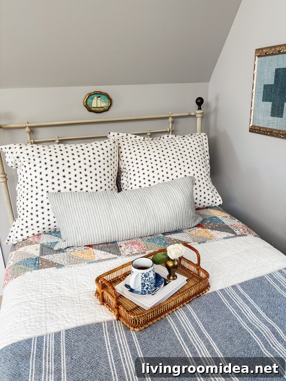 Cozy Attic Bed Nook Under the Eaves: Snug Small-Space Retreat 10 a cozy bed nook