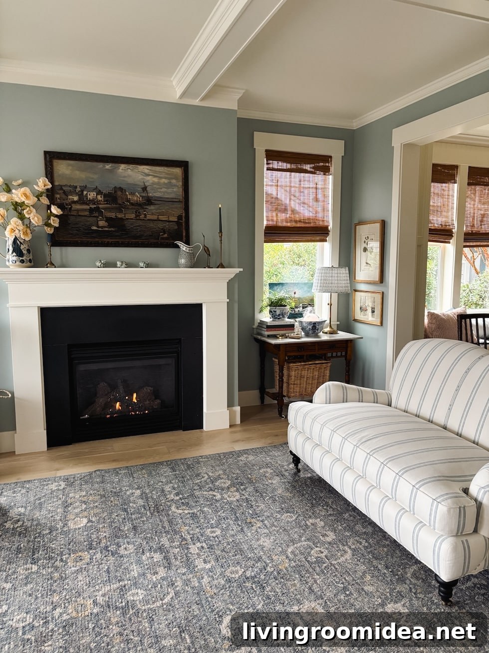 New Striped Couch Arrival: Honest First Impressions and Review 3 Striped couch at the inspired room