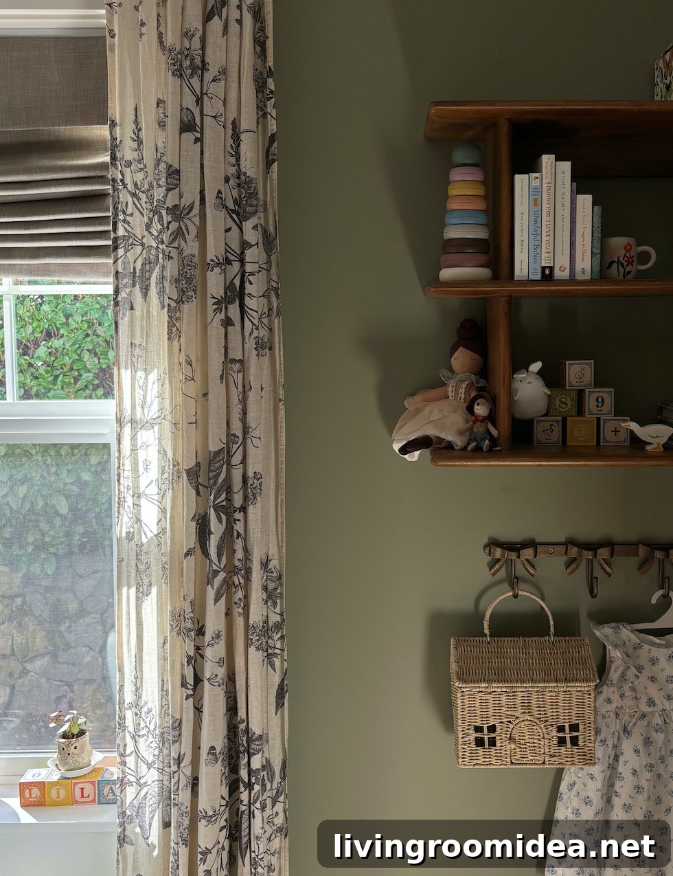 Lila’s Baby Girl Nursery Tour: Charming Room Ideas and Decor 11 Nursery corner