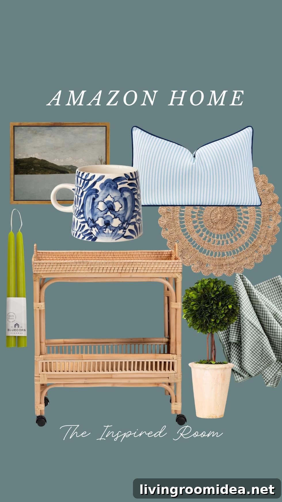 Coastal cottage decor mood board 4