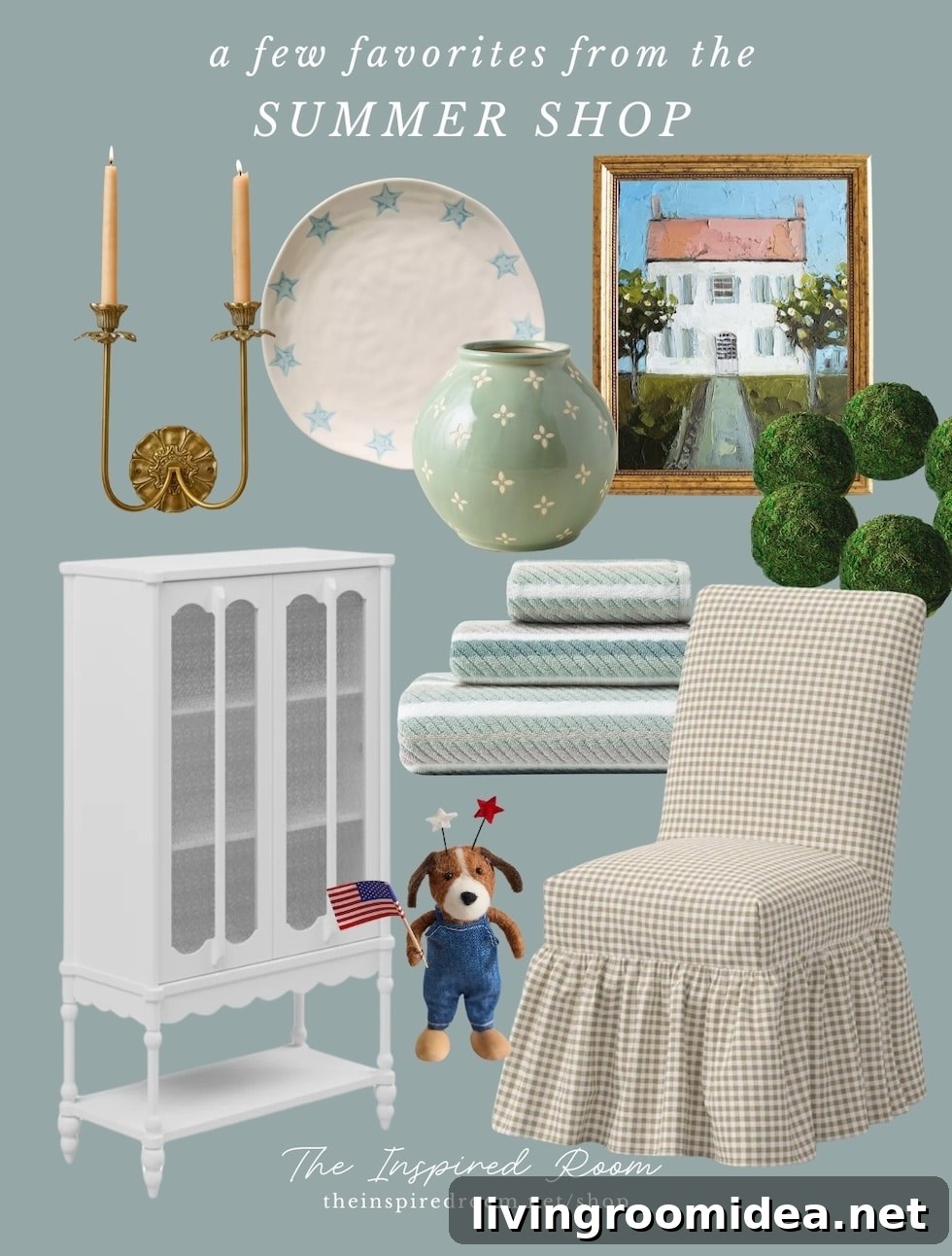Summer decor mood board 3