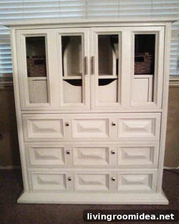 Hutch after makeover