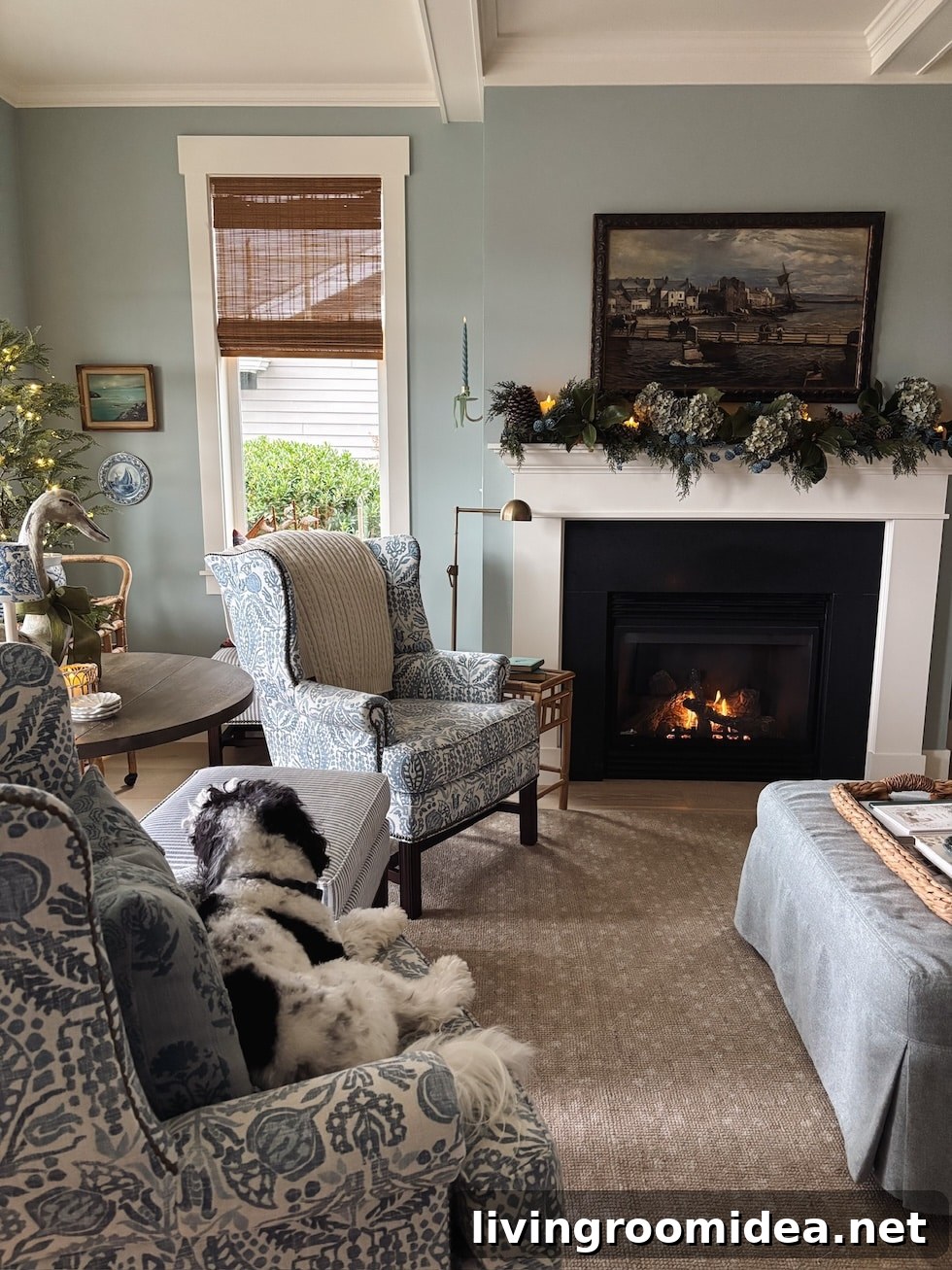 Cozy winter at home