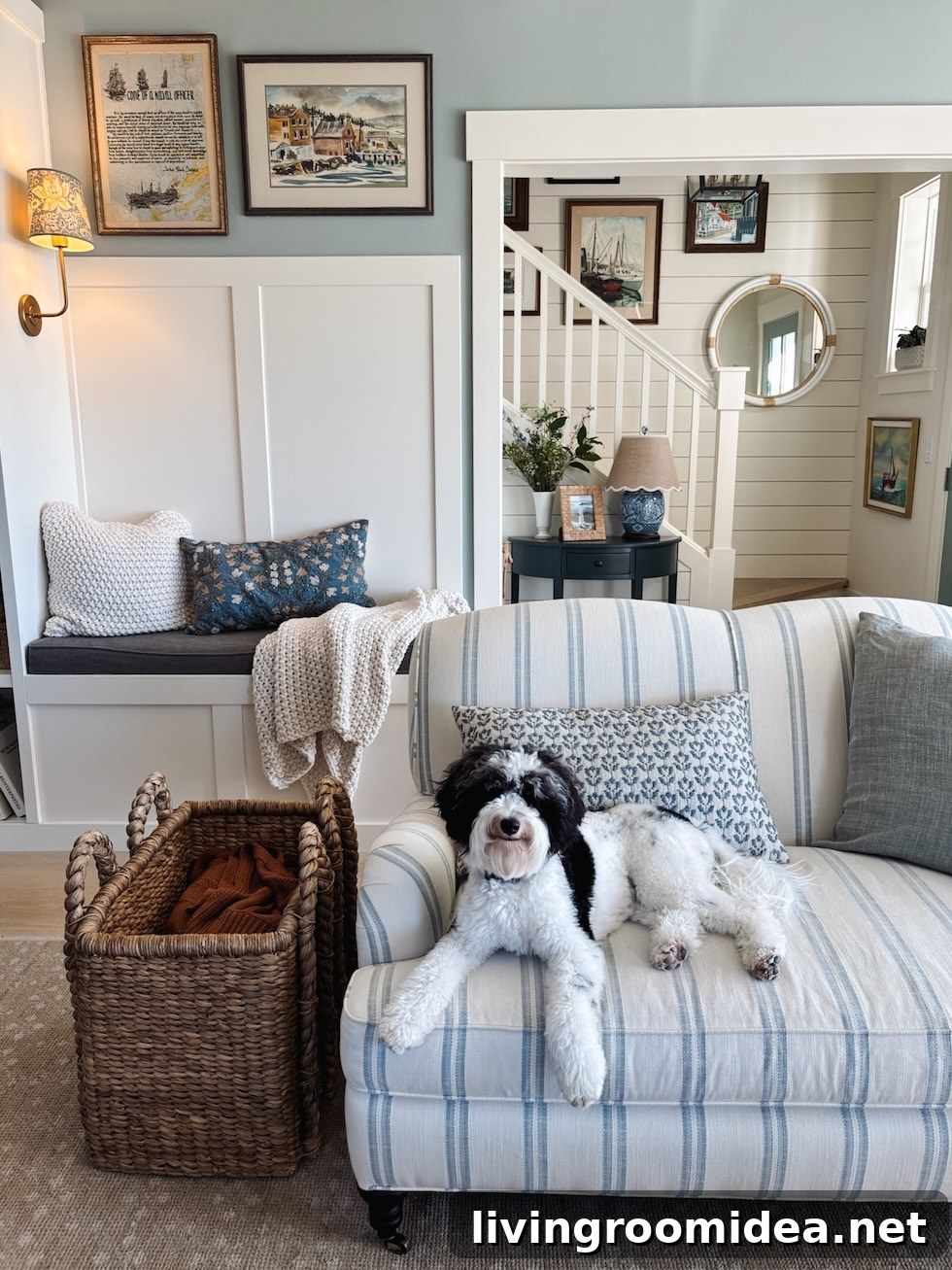 Home Highlights 2025: Our Top Renovations, Decor, and Trends 9 Coastal Cottage Living Room by The Inspired Room