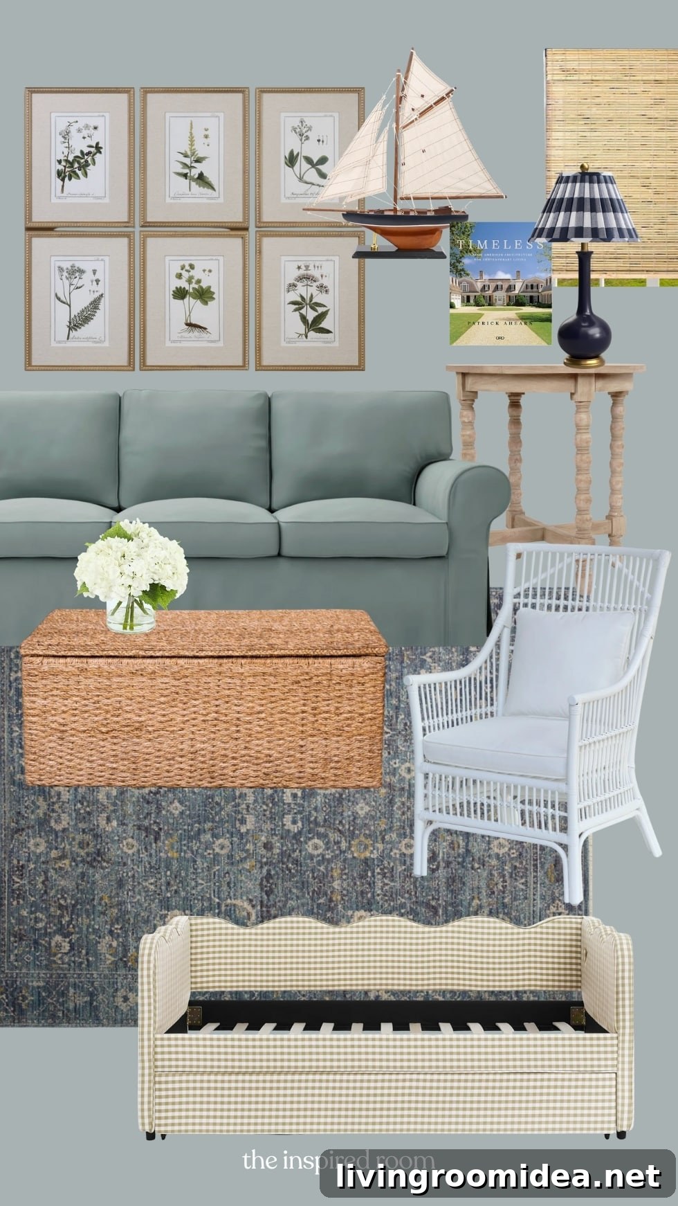 Snug Room Makeover: Two Gingham Daybeds and Smart Updates 4 img 186166 3 1