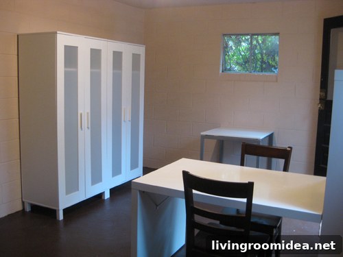 Maximize Basement Storage: Smart Ideas to Add Organized Space 6 Wardrobe and shelves