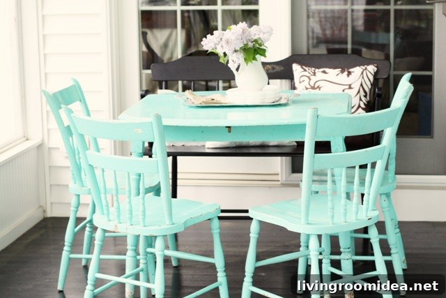 Teal Painted Chairs img 19040 3 1