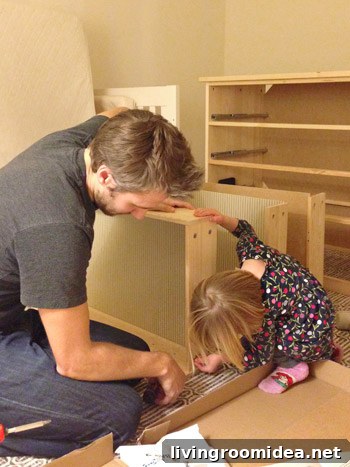 Assembling nursery furniture