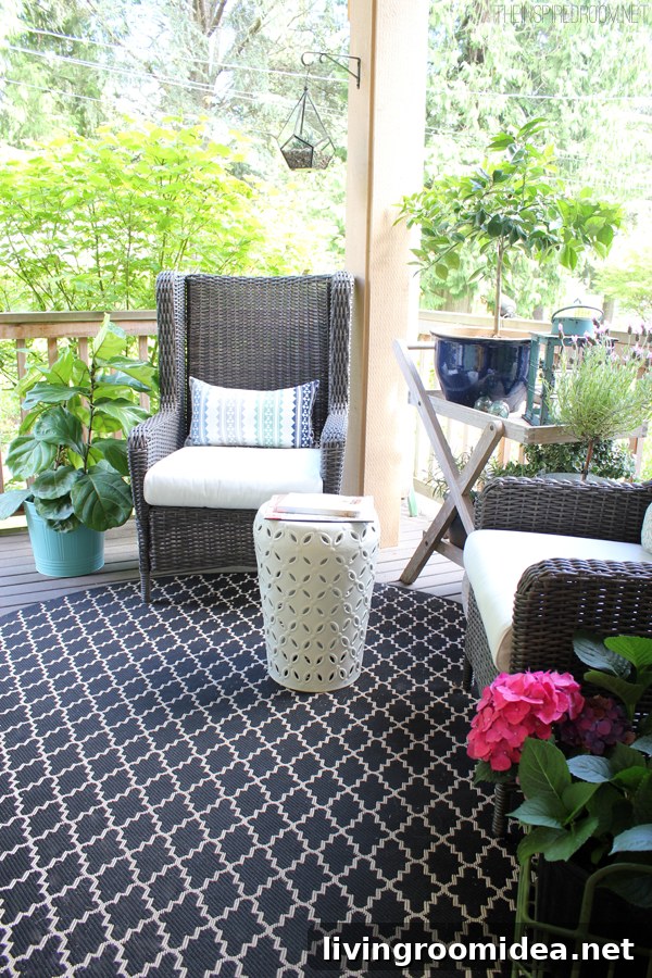 Create a Peaceful Outdoor Porch: 7 Simple Tips for a Tranquil Retreat 2 Outdoor Space Decorating Ideas - The Front Porch