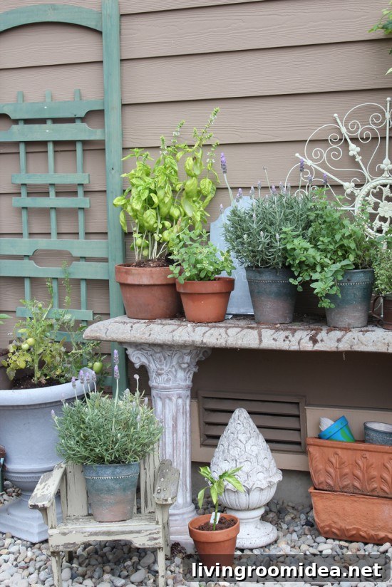 Weekend DIY Potting Table and Garden Makeover 9 potting bench