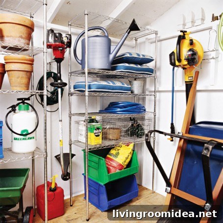 how to organize your shed and garage Organize your shed and garage