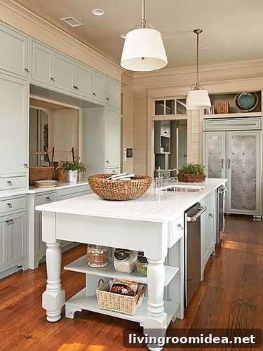 kitchen inspiration pale blue
