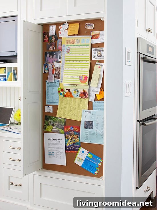 Everyday Style Tips to Wear and Show Off Confidently 3 Paper Organization Bulletin Board in the Kitchen
