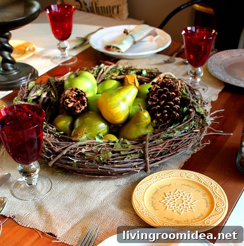 non floral centerpiece