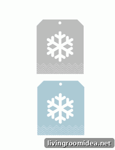 snowflake-christmas-tag-printable snowflake christmas tag printable