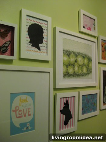 Framed magazine inspired art