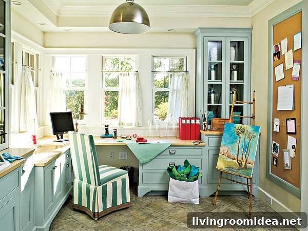 home office organization striped desk chair