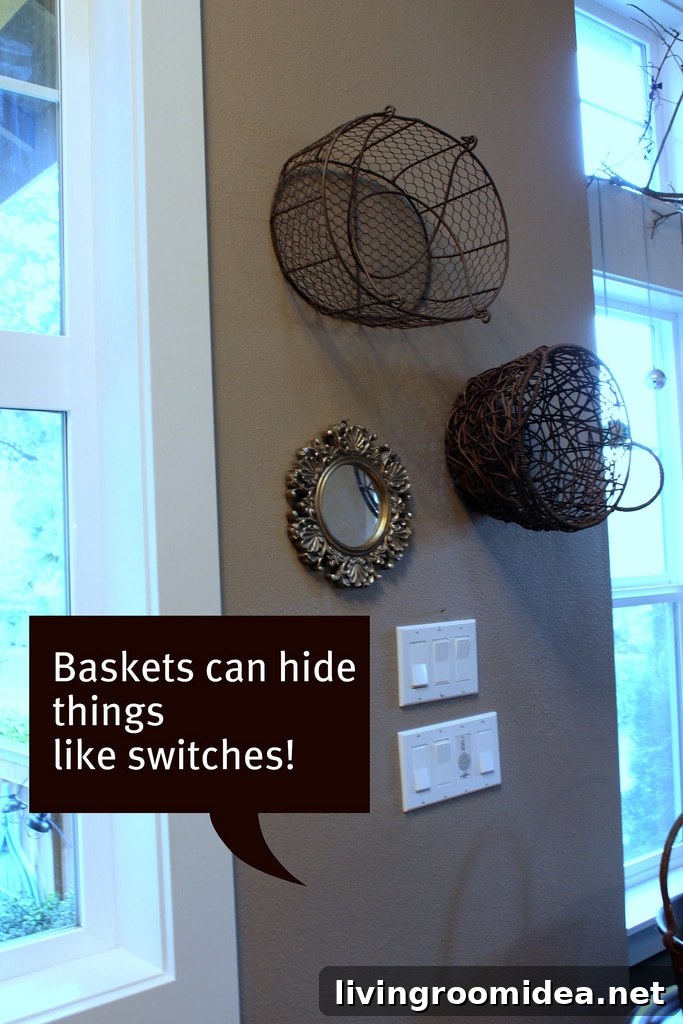 What to Hang on a Wall: Creative Ideas for Every Room 3 hiding light switches on wall