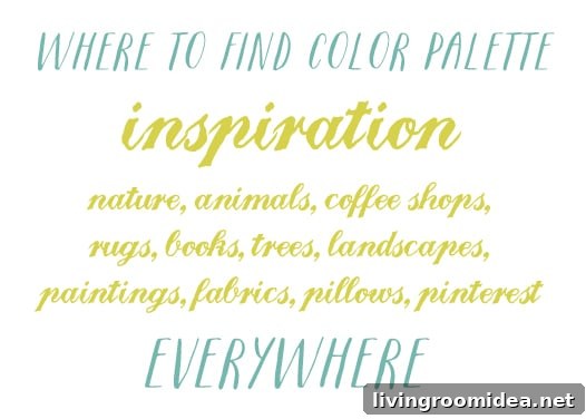 How I Find Paint Color Inspiration + a Quick Quiz to Help You Choose 3 Where to find color palette inspiration - the inspired room