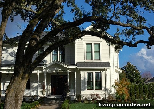 white farmhouse style