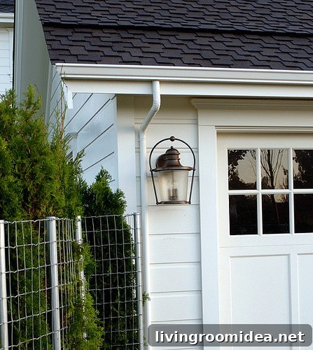 farmhouse style exterior lantern