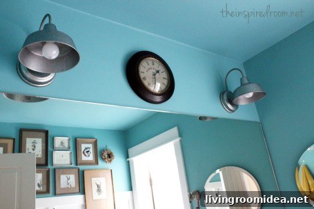bathroom industrial lights