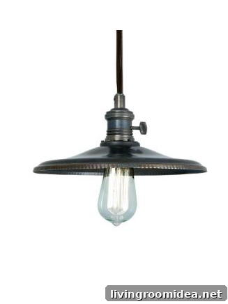 saucer pendant light