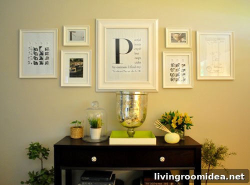 Alstroemerias on a console table
