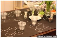 DIY Chalkboard Placemats and Tablecloth Ideas for Parties