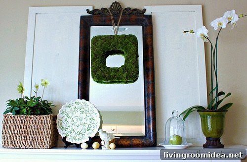 spring-decorating-mantel