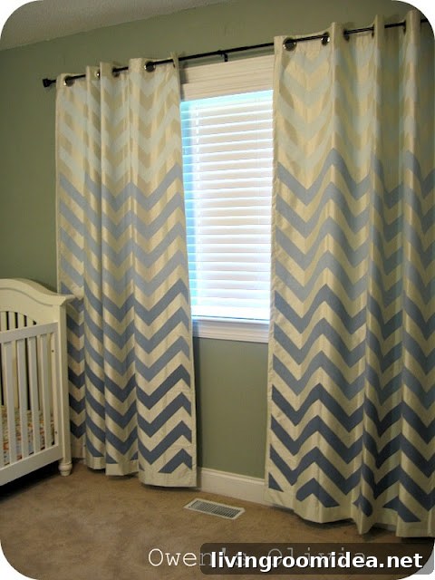 chevron curtains diy img 27717 5
