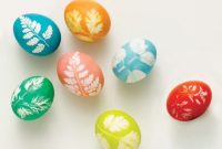 Spring DIY: Leaf-Print Easter Eggs Craft Tutorial